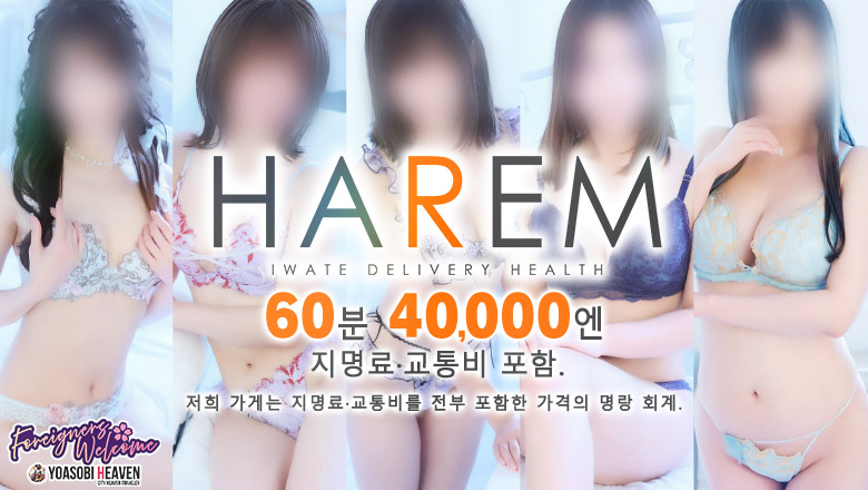 이와테현 기타카미 데리헤루 HAREM
