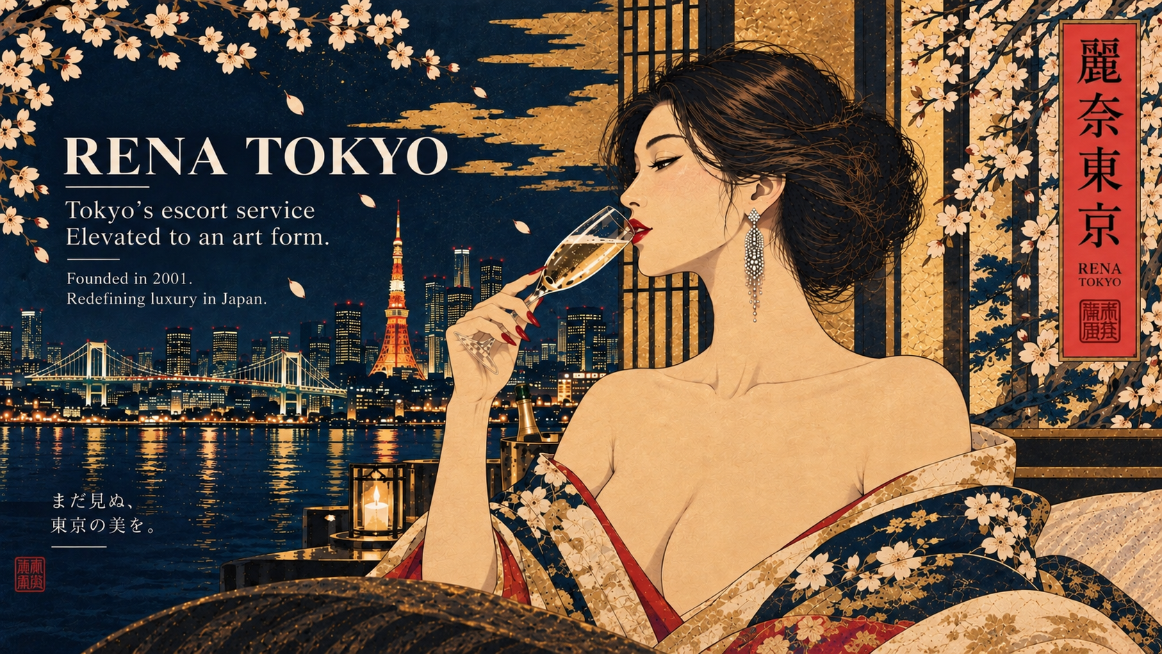 tokyo 六本木、东京塔 上门服务 RENA TOKYO