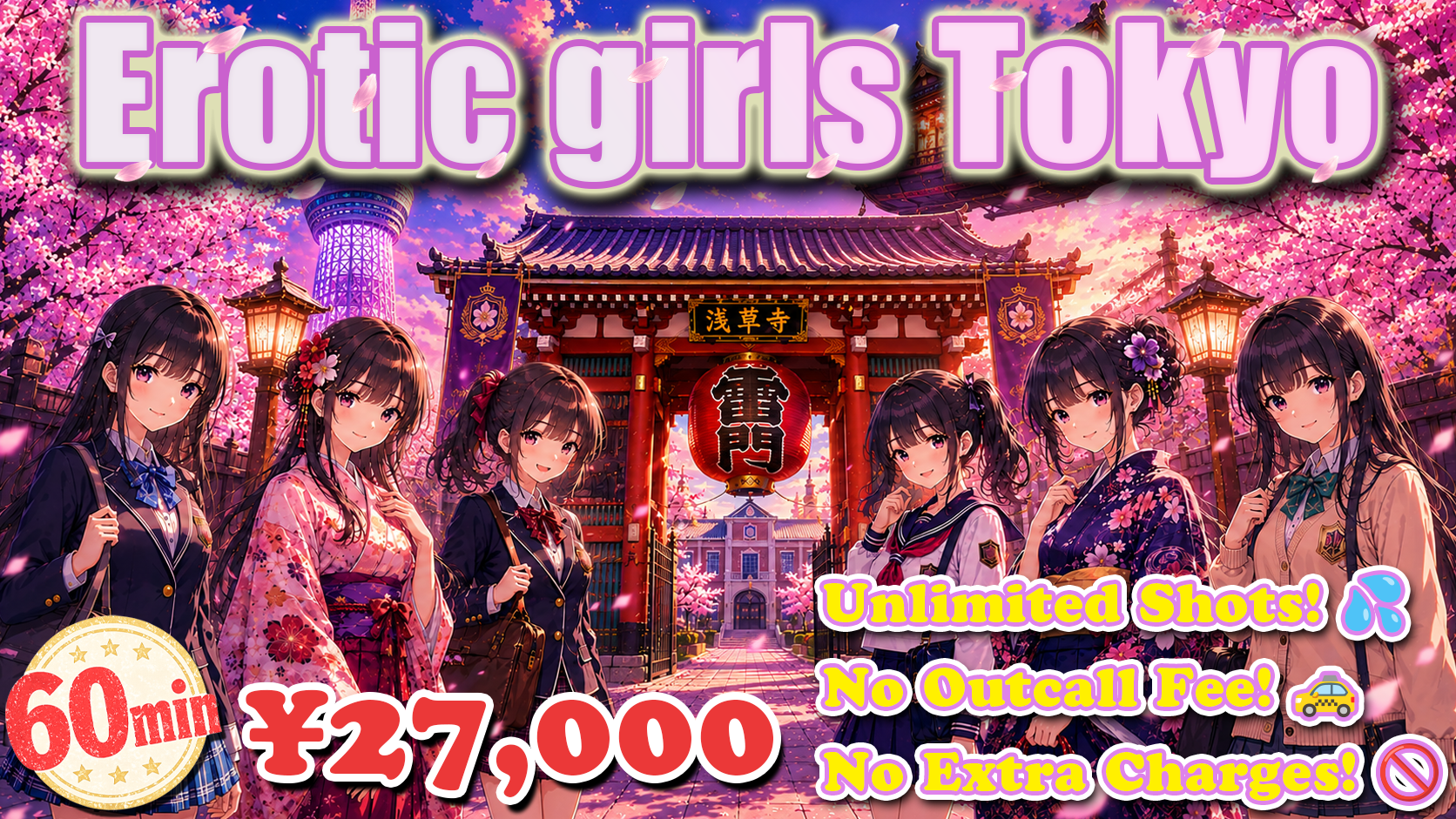 tokyo 浅草・上野 デリヘル Erotic girls Tokyo
