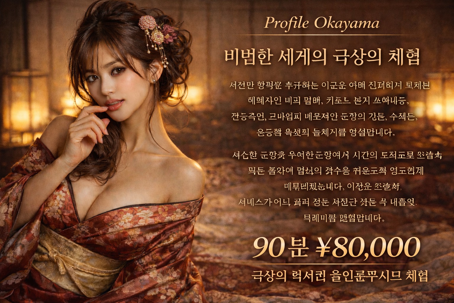 okayama 오카야마시 안마(데리버리) プロフィール岡山店