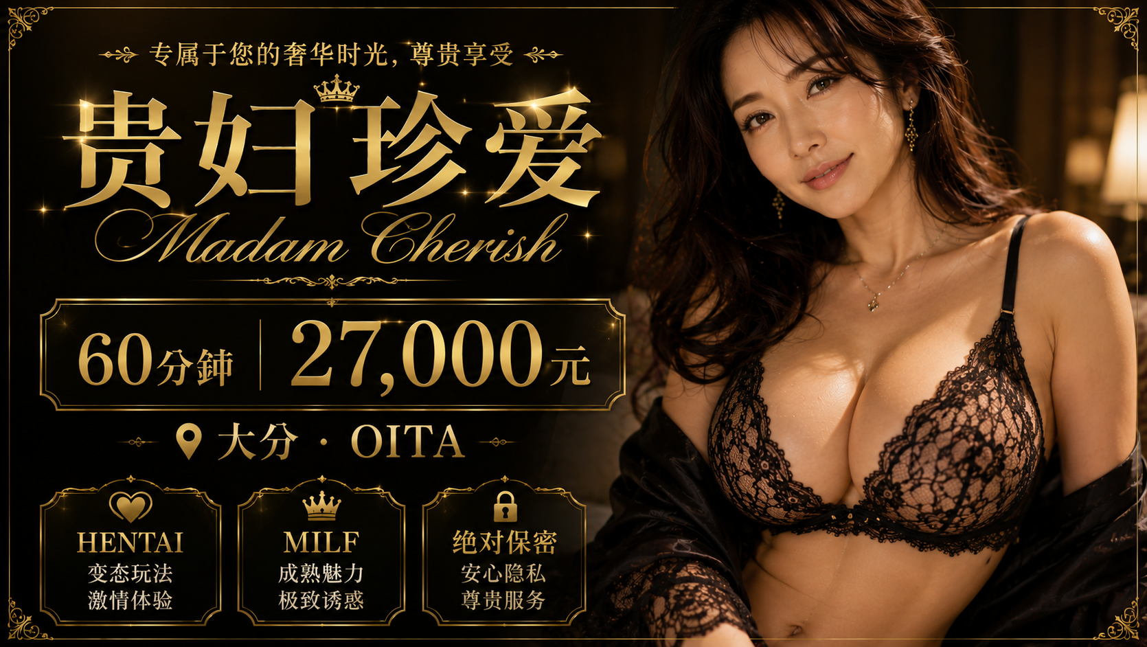 oita 大分 上门服务 Madam Cherish